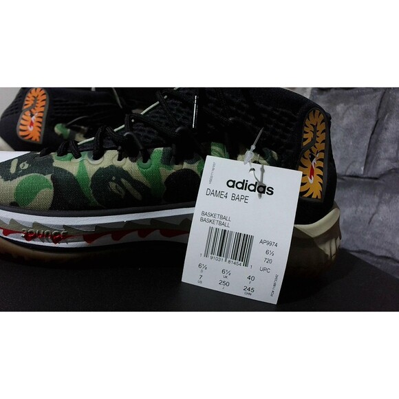 Adidas DAME4  BAPE \